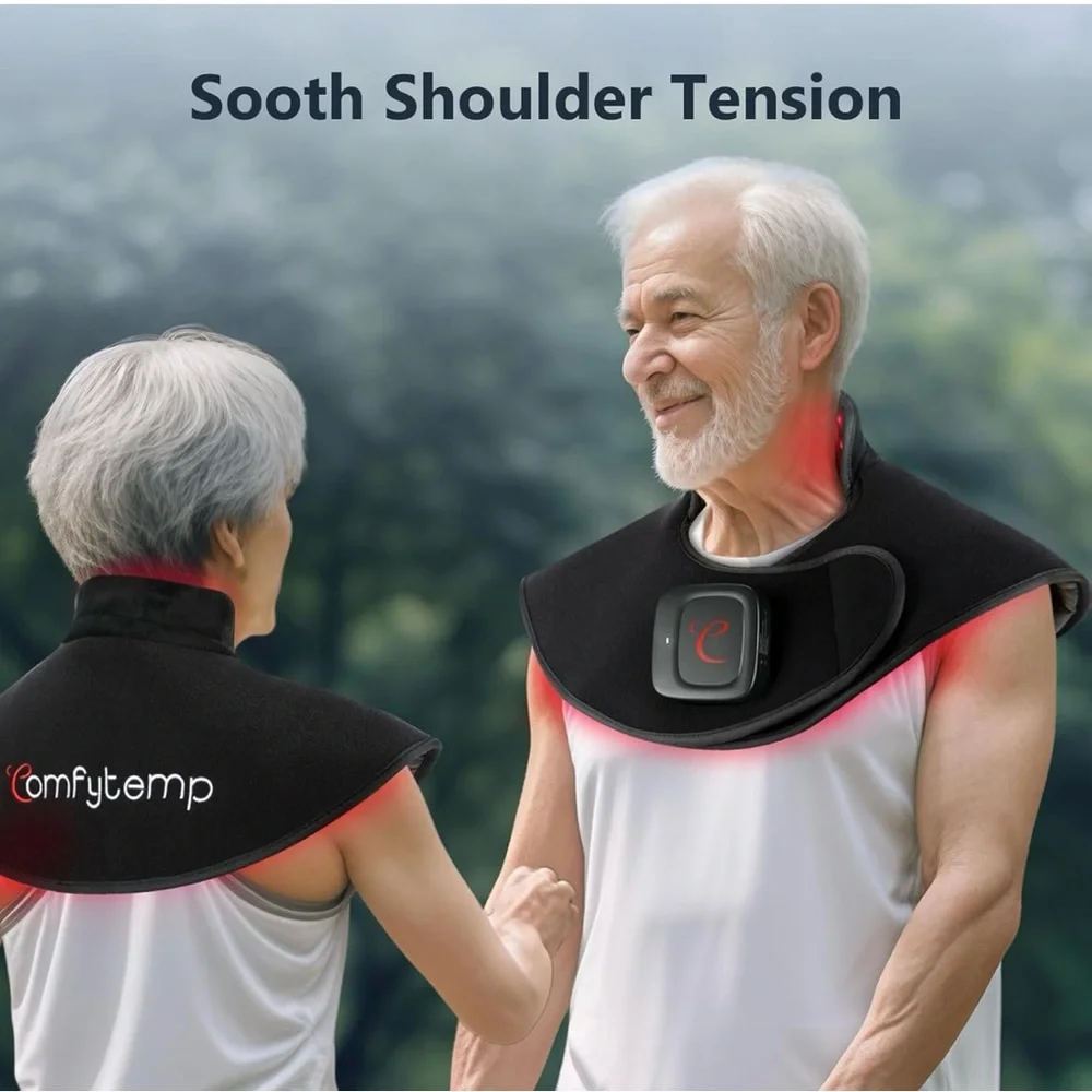 Comfytemp Cordless Red Light Pad for Neck & Shoulders